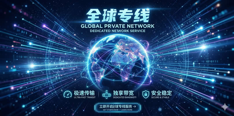 全球专线示意图
